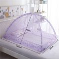 thumbnail image 4 of Folding Baby Kids Infant Protector Bed Zipper Canopy Mosquito Net Tent Hut,90*120cm, 4 of 6