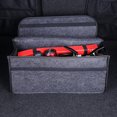 thumbnail image 3 of Car Soft Storage Box Trunk Bag Travel Storage Organizer Holder Car Accessories Deep Grey, 3 of 7