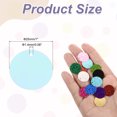 thumbnail image 2 of 100 Pcs Flat Round Sequins 25mm/1 Inch for DIY Embroidery Clothing, Iridescent Mint, 2 of 6