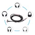 thumbnail image 4 of Headphone Upgrade Cable, 4.9ft Gold Plated Plug Oxygen Free Copper Prevent Stethoscope Effect Headphone  Sound Cable With Mic For WH CH900N, 4 of 8