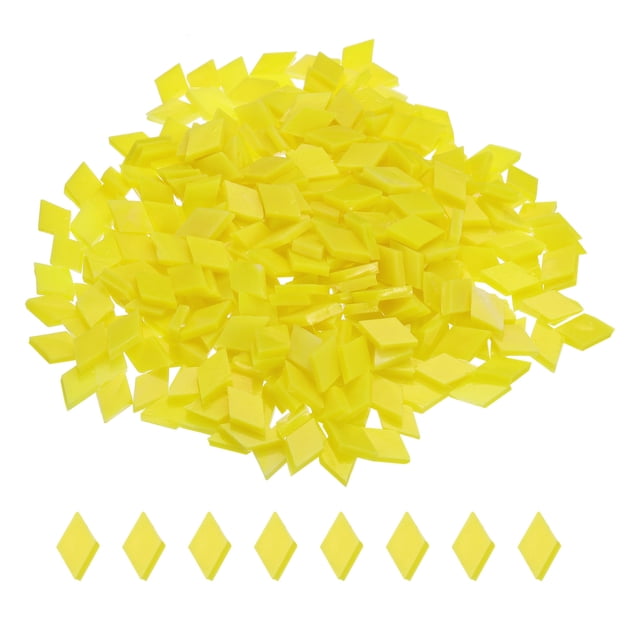 Unique Bargains 200g Mosaic Tiles Rhombus Shape Glass Mosaic Tiles ...