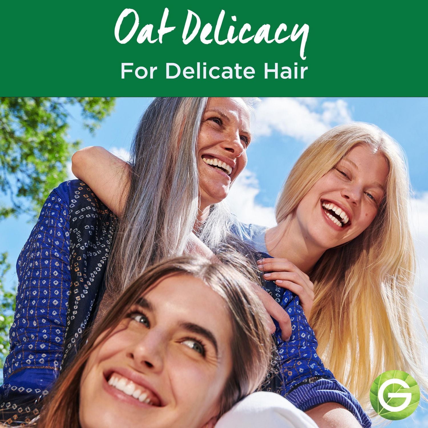 Garnier Whole Blends Shampooing Solide doux Délicatesse d'avoine pour cheveux fragiles, Emballage zéro plastique,  sans agents de conservation, sans silicone, sans savon ni pigments, avec crème de riz