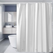 Apmemiss Clearance Shower Curtain Liner Plastic Shower Liners Waterproof Shower Curtains for Bathroom with Magnets and 12 Hooks