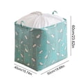 thumbnail image 3 of Dvkptbk Storage Basket Household Oversized Foldable Drawstring Beam Closure Cloth Quilt Bag Squares Dirty Clothes Basket Storage Box, 3 of 7