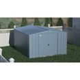 thumbnail image 2 of Arrow Classic 10 x 12 x 6 ft Blue Grey Steel Storage Shed, 2 of 8