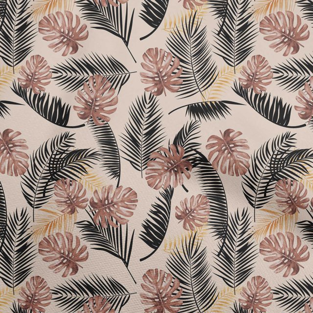 oneOone Silk Tabby Peach Fabric Tropical Sewing Craft Projects Fabric Prints By Yard 42 Inch Wide
