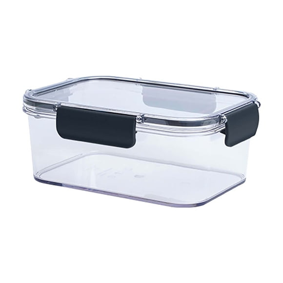 Mlkoz Smart Home Accessories, Transparent Rectangular Preservation Box Refrigerator Storage Box Fruit Bento Box Transparent Sealed Preservation Box, Men Gifts