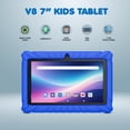 thumbnail image 4 of Contixo Kids V8-2 - Tablette - Android 8.1 (Oreo) - 8 Go - 7 Pouces (1024 x 600) - Fente microSD - Bleu Foncé, 4 of 6