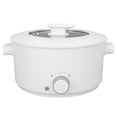 thumbnail image 3 of Multi-Function Cooker, Portable Electric Hot Pot with Non-Stick Surface, Safe Cooking Protection for Dorm, Office, Camping, Travel, 3L, 3 of 5