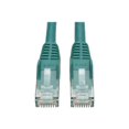 thumbnail image 1 of Eaton Tripp Lite Series Cat6 Gigabit Snagless Molded (UTP) Ethernet Cable (RJ45 M/M), PoE, Green, 15 ft. (4.57 m) - Patch cable - RJ-45 (M) to RJ-45 (M) - 15 ft - UTP - CAT 6 - molded, snagless, stranded - green, 1 of 2