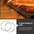thumbnail image 3 of 12Pcs DIY Binder Rings Reusable Photo Ablum Rings Loose Leaf Binder Rings Scrapbooking Binder Rings, 3 of 9