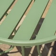 thumbnail image 5 of Christopher Knight Home 301053 Colmar Ensemble Bistro d'Extérieur en Fer, Ensemble de 3 Pcs, Vert Mat, 5 of 5
