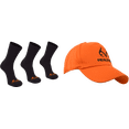 thumbnail image 1 of Realtree Men's 4pc Bundle Cap & 3PK Crew Socks, 1 of 5
