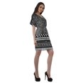 thumbnail image 4 of Moomaya Robes d'Anniversaire Femmes Robe de Travail Imprimée Femmes Bureau Robes à Col en V, 4 of 6