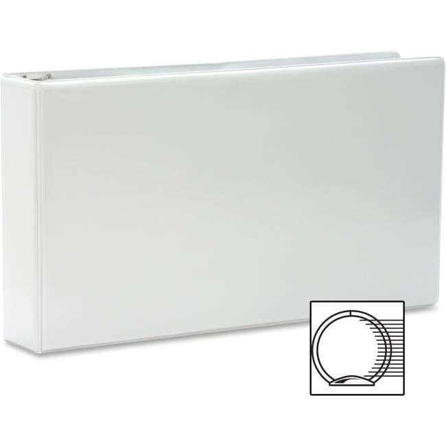 Bus. Source Tabloid-size White Reference Binder