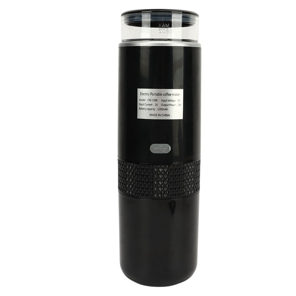 CUITING Single Serve Coffeemaker  Portable Coffee Maker Handheld 2 In 1 Design One Button   For Camping