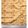 thumbnail image 1 of Soimoi Poly Crepe Fabric Giraffe Kids Printed Craft Fabric by The Yard 42 Inch Wide, 1 of 3