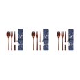 thumbnail image 1 of Maytalsory Set School Student Chopstick Fork Spoon Flatware with Storage Bag Type 6 3Set, 1 of 6