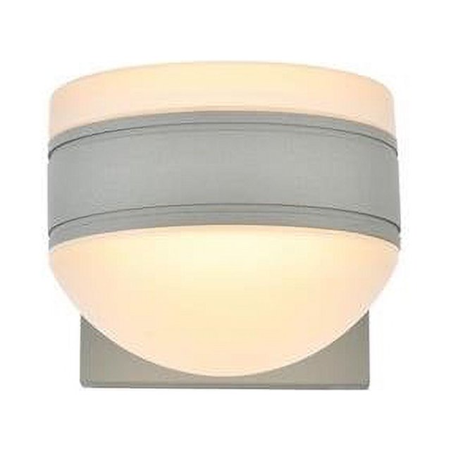 Living District LDOD4017S Applique Murale LED Intégrée 5 Pouces, Argent