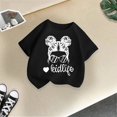 thumbnail image 2 of TZEWGL Chemise Décontractée pour Nouveau-Né Imprimé Graphique Col Rond Manches Courtes Vêtements pour Bébé Taille 3-4T, 2 of 4