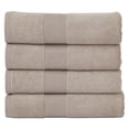 thumbnail image 1 of Serviette de bain Fabstyles super douce et absorbante, serviettes de bain de luxe pour spa, maison et hôtel, serviettes à séchage rapide, lot de 4, 27 x 54 pouces, 1 of 4