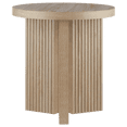 thumbnail image 4 of Bouclair Taupe Side Table, 4 of 10