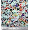 thumbnail image 1 of Soimoi Viscose Chiffon Fabric Multicolor Texture Print Sewing Fabric Yard 42 Inch Wide, 1 of 3