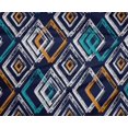 thumbnail image 5 of oneOone Polyester Lycra Navy Blue Fabric Geometric Dress Material Fabric Print Fabric By The Yard 56 Inch Wide, 5 of 5