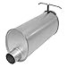 thumbnail image 3 of AP Exhaust APE700367 MSL Maximum Aluminized Steel Oval Direct Fit Exhaust Muffler with Inlet & Outlet Neck for 1999-2004 Ford F-250, 3 of 4