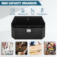 thumbnail image 2 of AKDSteel Aluminum Trailer Tongue Box, 36"x12"x12" Heavy Duty Storage With Lock and Keys, Utility Truck Tool Box Storage Organizer, Tool Chest for Pickup Truck Bed, RV, 2 of 6