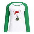 thumbnail image 4 of Qertyioot Chandail Décontracté de Noël pour Femmes, Manches Longues, Col Rond, Imprimé, Coupe Ample, 4 of 6