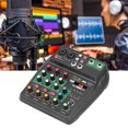 thumbnail image 4 of DJ Console Mixer, Ultra Low Noise Mini Audio Mixer Compatible ABS  For Music Lovers For Recording Studios For Entertainment Venues For DJ For Singing Halls, 4 of 8