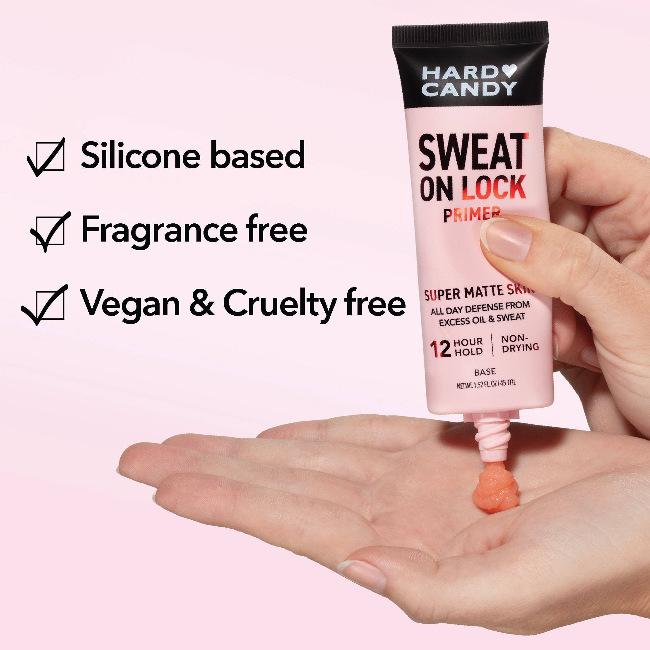 Hard Candy Sweat On Lock Base de teint résistante au transfert, tenue pendant 12 heures