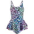 thumbnail image 1 of Girl Swimsuit One Piece Swimwear Quick Dry Summer Kids Bathing Suits 8-9 Years, 1 of 4