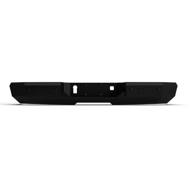 Innovative Creations. Bumper AL-RBM95CHN Aluminium; Design en une Pièce; Ajustement Direct; Matériel de Montage Inclus; Sans Attelage Récepteur; Aluminium Noir Enduit de Poudre