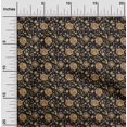 thumbnail image 2 of oneOone Viscose Chiffon Black Fabric Florals Dress Material Fabric Print Fabric By The Yard 42 Inch Wide, 2 of 4
