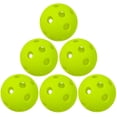 thumbnail image 1 of Romacci 6 Packs 26 Holes Indoor Pickleball Balls for Indoor Courts, 1 of 7