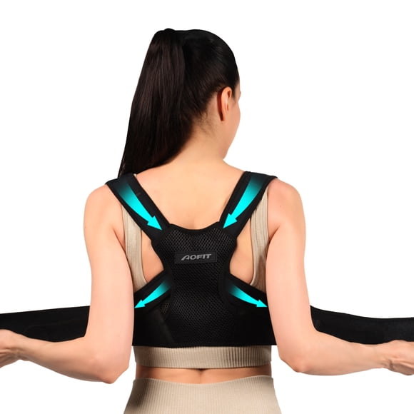 Aofit Posture Corrector for Women and Men, Breathable Back Brace, Adjustable Posture Corrector for Back