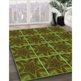 thumbnail image 3 of Ahgly Tapis Rectangulaire Lavable en Machine Intérieur Transitionnel Marron, 2 Pieds x 4 Pieds, 3 of 7