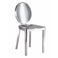 thumbnail image 1 of Nicer Furniture Ghost Stainless Steel Side Chair, 1 of 1