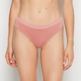 thumbnail image 1 of Thong Panty With Vanishing Trim in Old Rose, 1 of 5