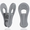 thumbnail image 1 of Tofiigrem Grey Hanger Clips 50 Pack Multi-Purpose Plastic Clips Easily Add On Plastic Clothes Hangers Velvet Hanger Clothes-Pins For Plastic Hanger Pant Hangers, 1 of 1