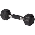 thumbnail image 1 of PRISP Haltère Hexagonal en Caoutchouc - Poids à Main en Fonte pour Gym à la Maison, Exercice et Mise en Forme avec Poignée en Caoutchouc; Vendu à l'Unité, 1 of 8