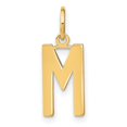 thumbnail image 1 of Diamond2Deal 14K Yellow Gold Letter M Initial Pendant for Women, 1 of 3