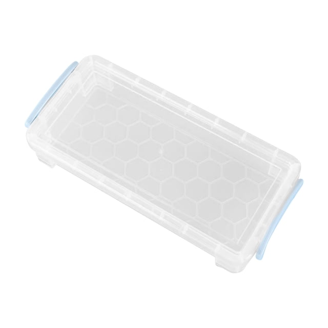 Rbaofujie Pencil Case Cute Transparent Plastic Pencil Case Plastic Pencil Case Storage Box Large Pencil Case