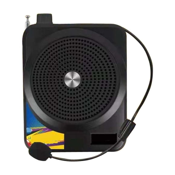 Haut-parleur Mégaphone Bullhorn Amplificateur Amplificateur Enseignement Radio Guide Carte à Dents Bleues Audio Haut-Parleur Carré de Danse, Confortable et Portable