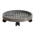 thumbnail image 2 of Wooowa Plant Saucer with Wheels - Thickened Plastic Movable Flower Pot Tray, Water Collection Base for Planters, 2 of 6
