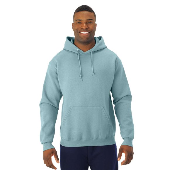 Adult 13.3 oz./lin. yd., NuBlend® Fleece Pullover Hood - SAGE - M
