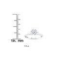 thumbnail image 3 of VS 5/8ct Lab Grown 100% Diamond Solitaire Engagement Ring 14k White Gold, 3 of 3