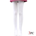 thumbnail image 1 of FAIWAD Collants de Danse Ballet pour Filles 3 Pcs Doux Opaques avec Pieds Extensibles Taille Haute Bas Colorés, 1 of 6